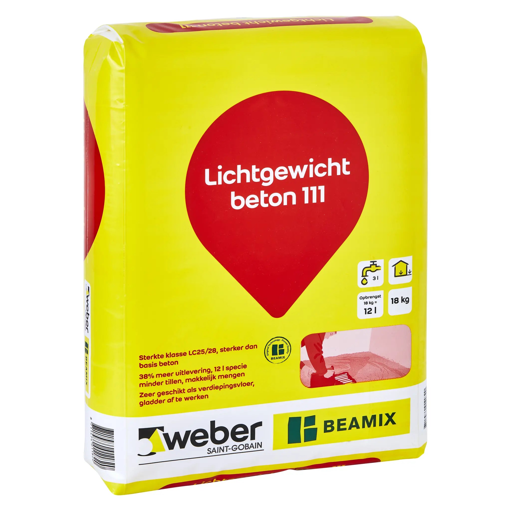 Weber Beamix Lichtgewicht Beton 111 18kg