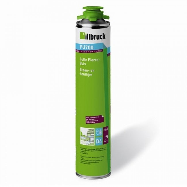 Illbruck steen- en houtlijm PU700 880ml