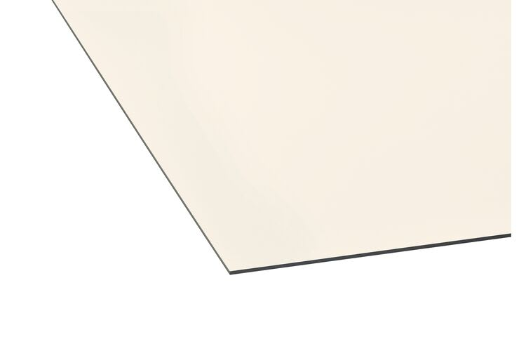 Trespa Izeon 6mm 305x153cm Dubbelzijdig Satin Cream RAL9001