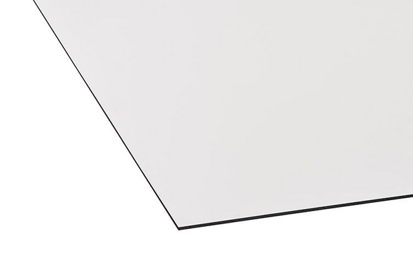 Izeon 6mm 305x153cm Dubbelzijdig Satin Pure White RAL9010-1