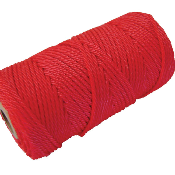 Metselkoord Geslagen 4-strengs 1mm 50m Rood