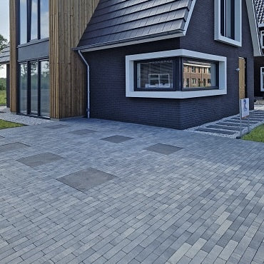 Patio Dikformaat XL 28x7x8 cm - Nero/Grey-  Kijlstra