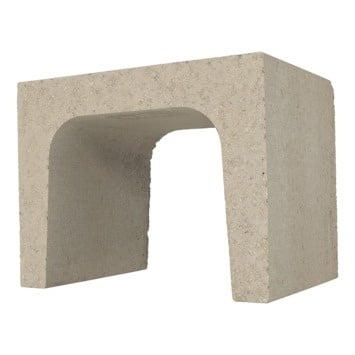 U-element 40x40x50 cm - Grijs - Stonewish