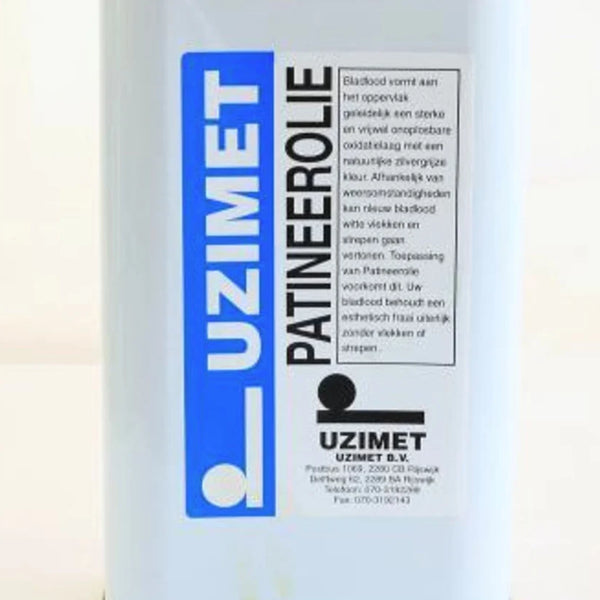 Uzimet patineerolie voor lood (1 liter)